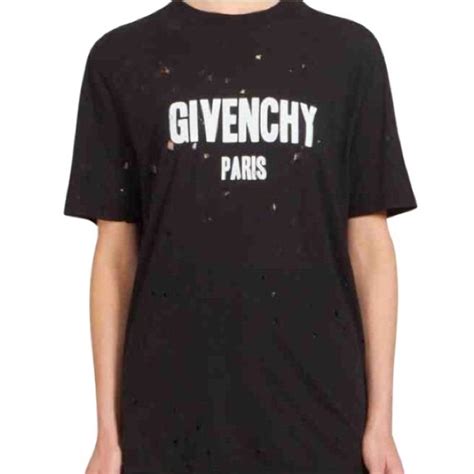 givenchy white t shirt holes|givenchy t shirt euro.